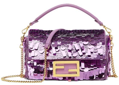 sequin fendi baguette|farfetch fendi baguette.